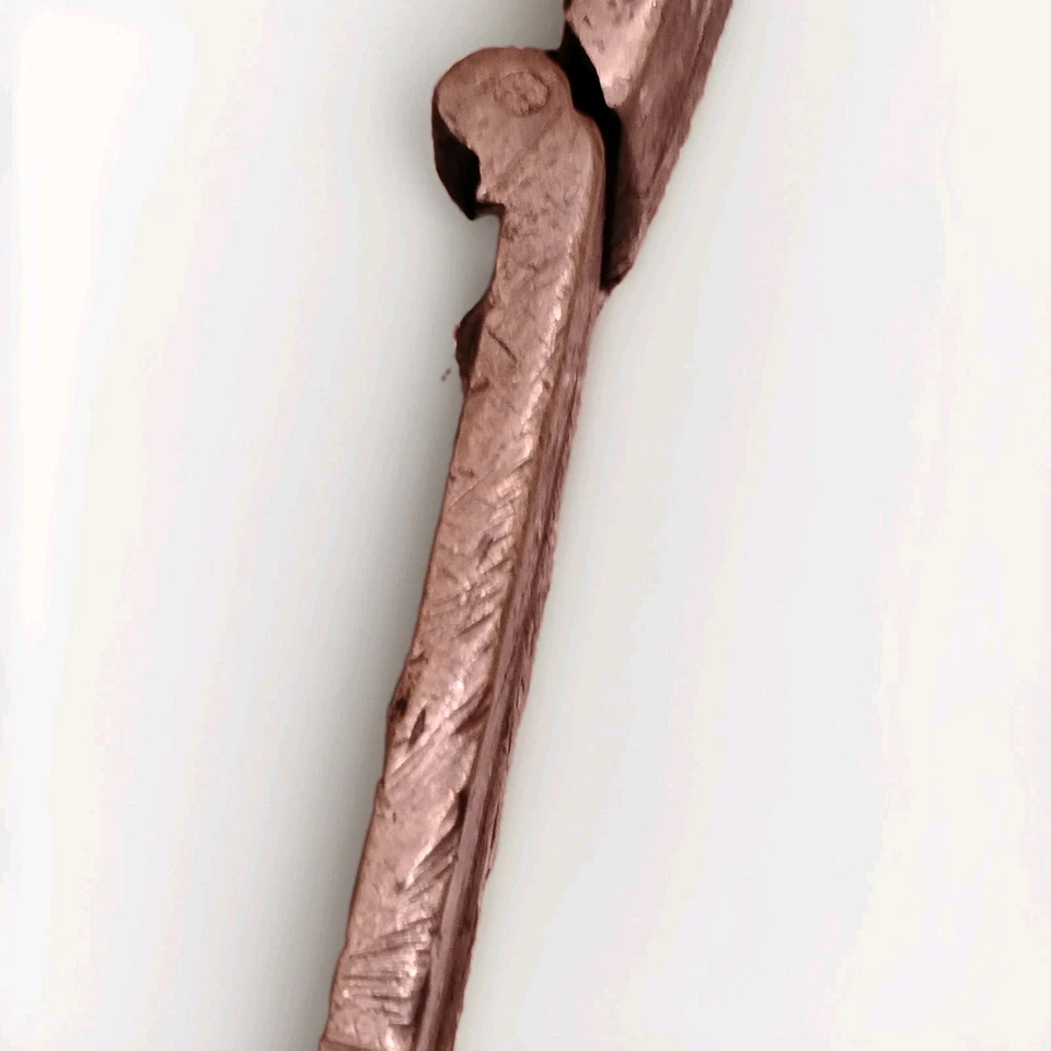 Verdadero RARO ANTES DE LA Segunda Guerra Mundial 19º-principios del siglo XX molde de bala multicavidad de latón macizo Foto 3 de 4