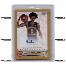 2022 Topps Chrome McDonald's A/A - Gold #CA-JP Julian Phillips Rookie Auto /50