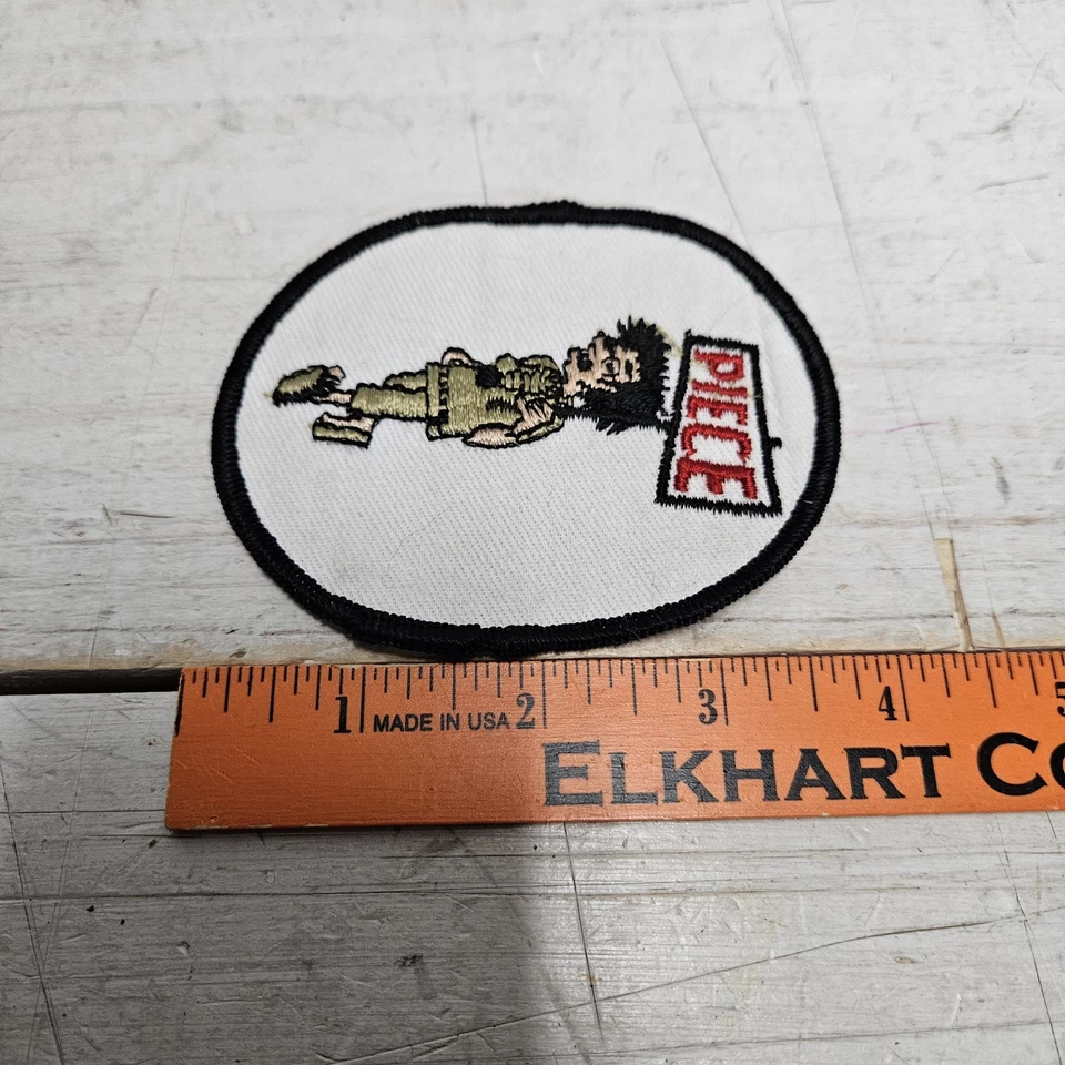 Vintage 60s 70s Piece Peace War Protest Hippie Patch Sew On - Image 4 of 4