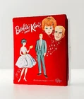 Vintage 1964 Barbie and Ken Red Vinyl Doll Carrying Case Trunk SPP Mattel