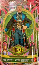 IN HAND NEW Wicked For Good WIZARD DOLL Mattel Jeff Goldblum