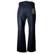 CHANEL Wappen Denim pants P25298V16033 05C Indigo cotton Women