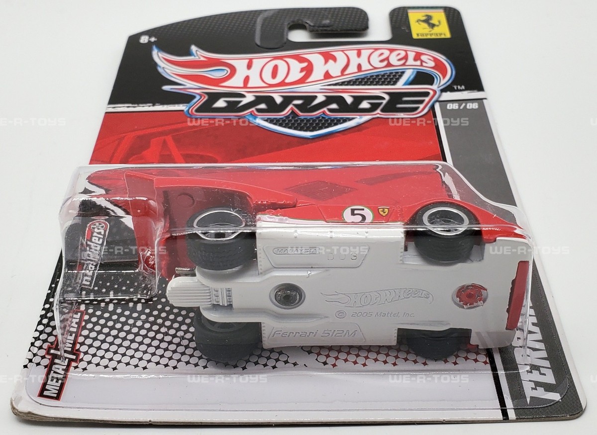 Hot Wheels Ferrari Rager 512 M 60周年記念 Hot Wheels Garage Ferrari 512 M Vehicle Mattel T8301 NEW