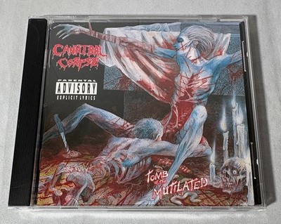 CANNIBAL CORPSE Tomb of the Mutilated CD Metal Blade UNCENSORED orig cover art