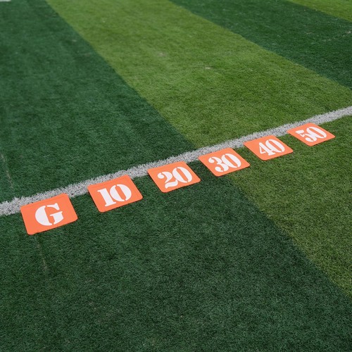 Football Field Yard Line Markers Yardage Markers with Portable Carrying Bag - Picture 4 of 8