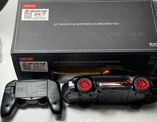 Rastar RC Toy Car Porsche GT3 911 GT3 2WD Black/Red NOB READ - Picture 7 of 23
