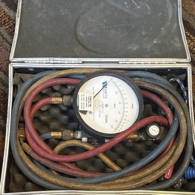 Mid-West TK 9A Backflow Preventer Tester with Gauge and Hoses