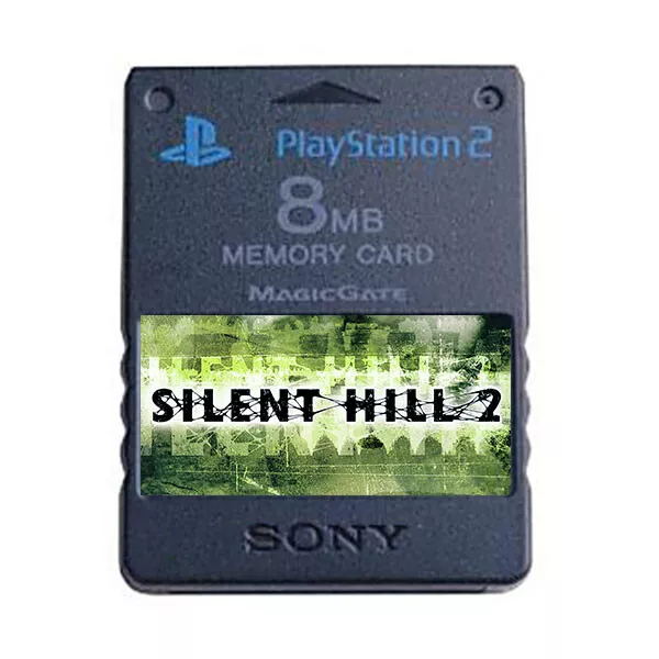 Silent Hill 2 PS2 Official Memory Card Unlocked Completed Saves 