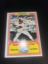 1981 Topps Drake's Big Hitters - #6 Eddie Murray Baltimore Orioles