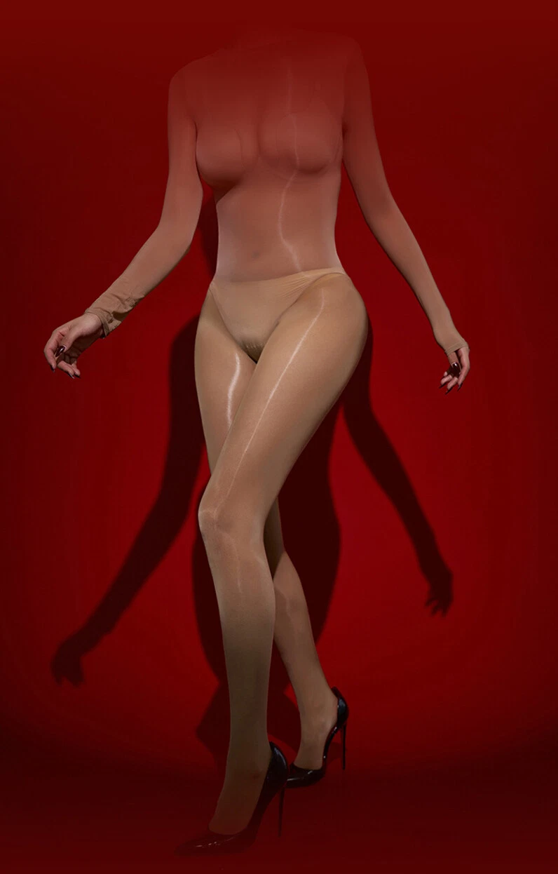 High Quality Oil Shiny Bodysuit Glossy Transparent Seamless Full Body stockings