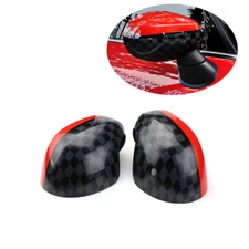 2X JCW Side Mirror Cap Cover For 2020-2022 2023 Cooper S JCW F54 F55 F56 F57 F60