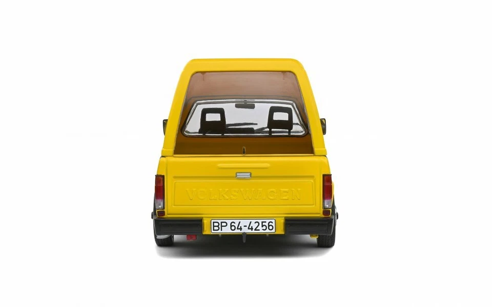 VOLKSWAGEN Caddy German Post Yellow 1982 - 1:18 Solido S1803505 - Photo 4/4