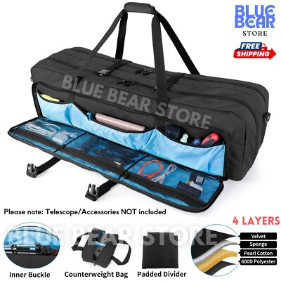 Telescope Carry Case Padded Travel Storage Bag for Celestron Telescop/ Tripod
