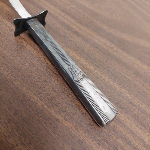 Vintage silver plate And Stainless Steel meat carving Fork Ornate - Picture 7 of 9
