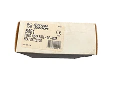 System Sensor 5451 Fire Alarm Heat Detector (NEW IN BOX)