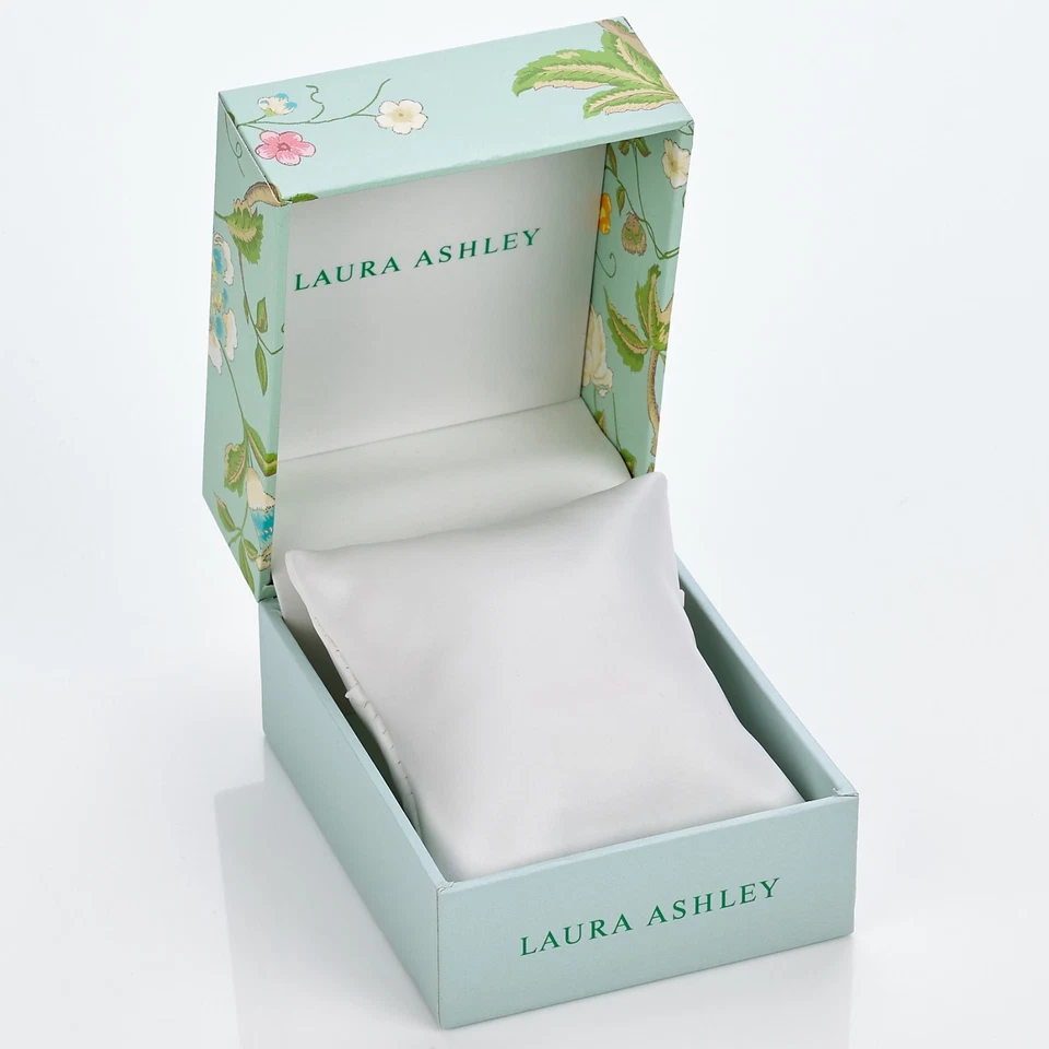 Reloj Laura Ashley Mujer Banda Floral Bisel Acanalado Viene en Caja de Regalo Foto 3 de 3