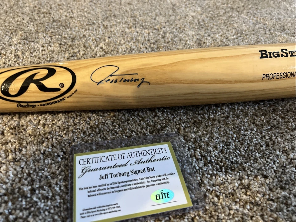 Jeff Torborg Autographed Bat Rawlings Bigstick Elite Hologram And COA - Image 2 of 4