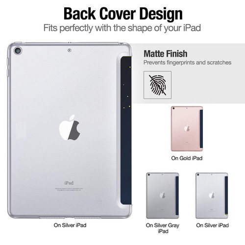 iPad Mini 7.9" 5 4 3 2 1 10.2 9.7 10.9 Pro 12.9 10.5 Case Smart Cover Emblem - Picture 101 of 102
