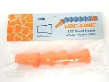 LOC-LINE #51803 1/2" ROUND NOZZLE 4PC PACK - NEW IN PACK - COOLANT HOSE