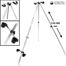 AP Sea Fishing Tripod Beach Rod Stand Beachcasting Shore Fishing 110-180cm
