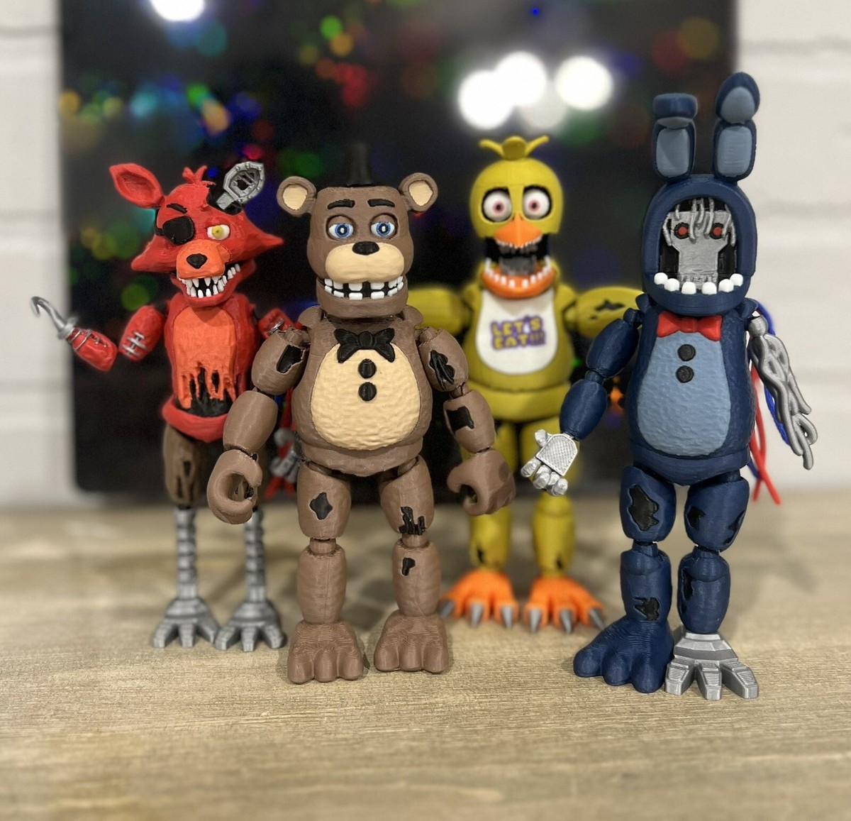 WITHERED BUNDLE! Articulating Color FNAF Five Nights At