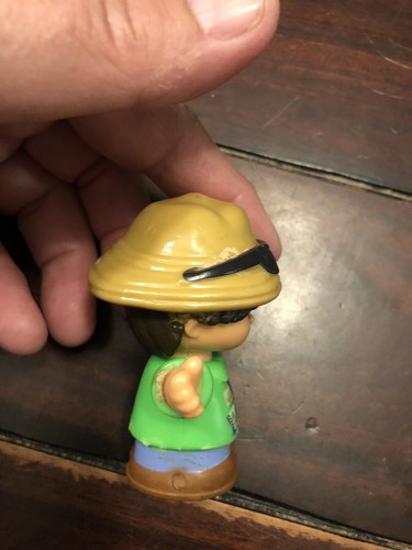 Little People Share & Care Safari Boy 2016 Fisher Price Zookeeper Hat Green Used - Picture 5 of 5