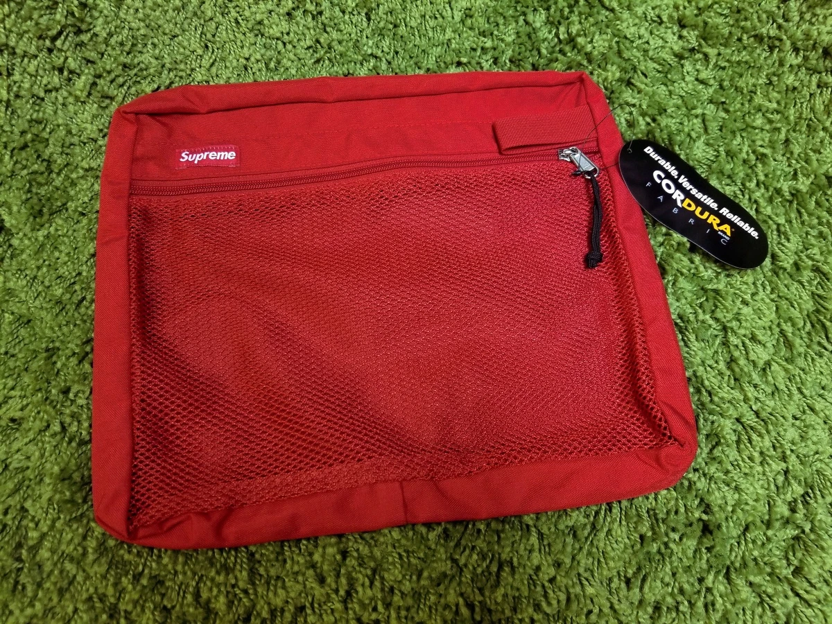 Supreme F/W 2016 Mesh Organizer Bags (Set of 3) RED Box Logo