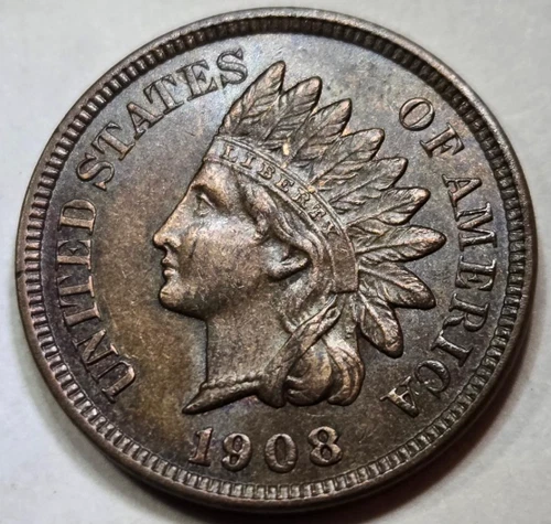1908 Indian Head Penny MS Uncirculated *HIGH GRADE* BN