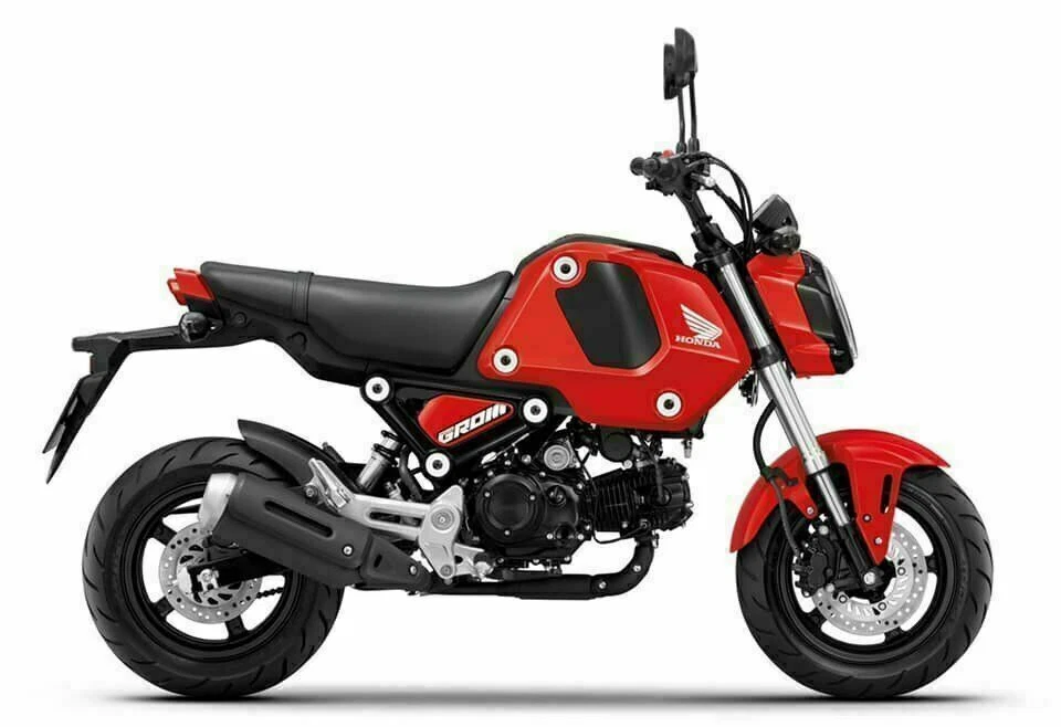 Single high exhaust full system chrome pipe slip on honda grom msx