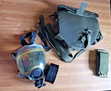 ~Unused US Military Issue MSA ~ U.S GAS Mask With Bag & Canister ~ Size Medium~