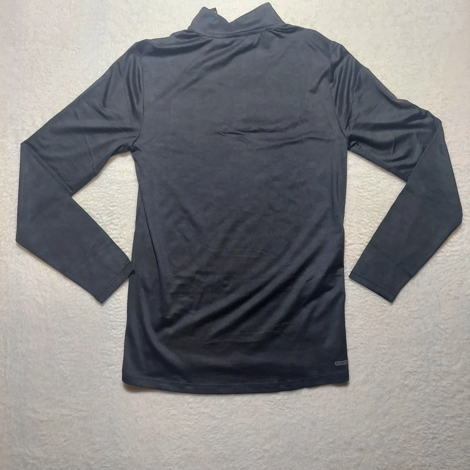 $ 82 Spyder 1/4 Zip Pullover Men's Medium Black New Active Performance SPM839A