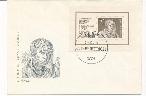 D150177 Casper David Friedrich FDC East Germany