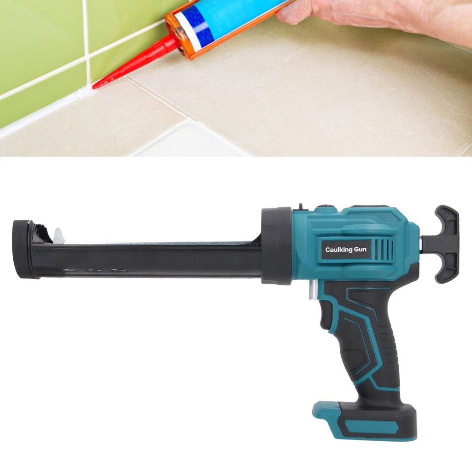 Handgun Loading Cordless Caulking Gun 4 Speeds Battery Operated Caulk Gun LED Light ...