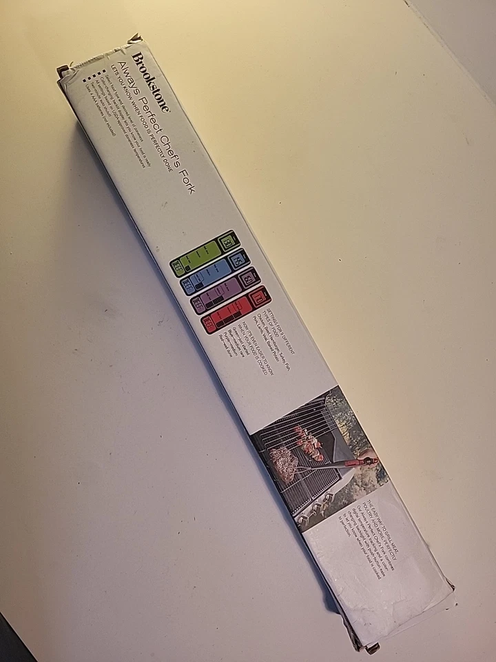 Parrilla de horquilla digital Brookstone Always Perfect con pantalla LED. Caja abierta nueva Foto 2 de 4