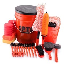 33Pcs Car Wash Bucket Set Scratch Free Detailing Bucket with Car Wash 20L