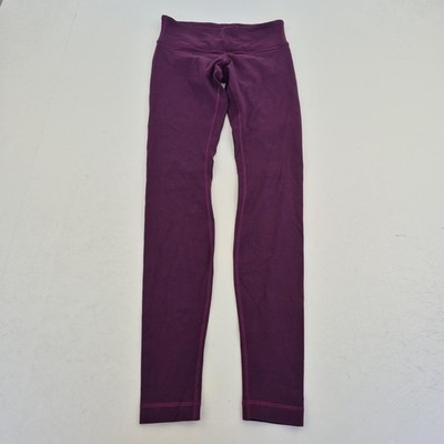 Lululemon Wunder Under Leggings 10 Lila Damen