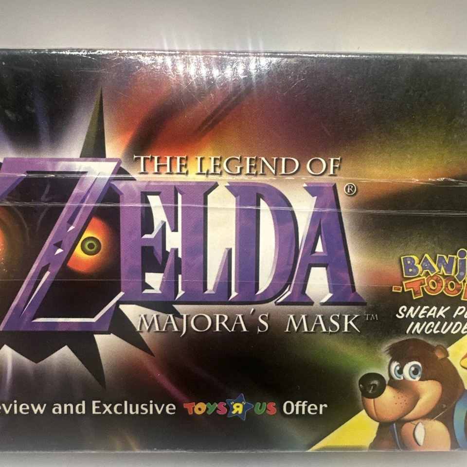 Legend of Zelda: Majora's N64 Preview VHS Toys 'R Us Factory Sealed Toole - Image 3 of 4