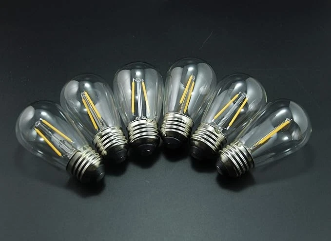 BRIMAX 6 Pack 2W LED Light Bulbs E26 Base Waterproof for Indoor&Outdoor Lamp - Image 3 of 4