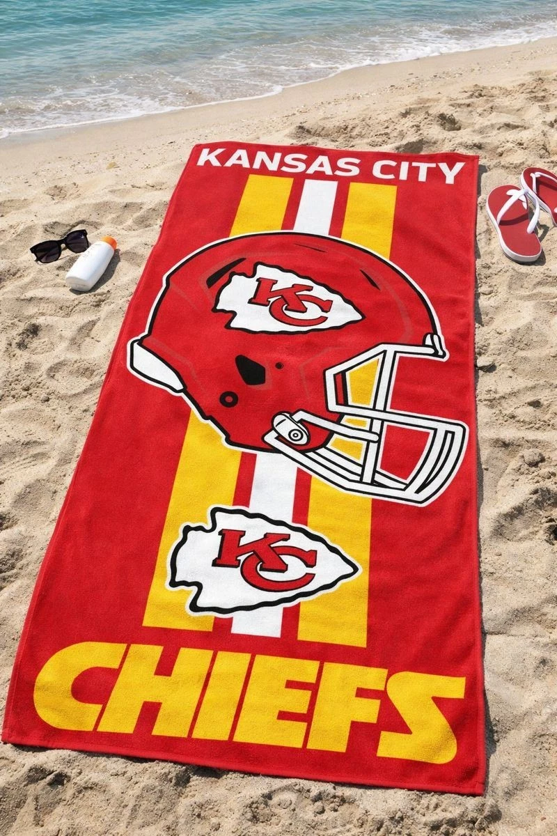 Kansas City Chiefs Beach Towel