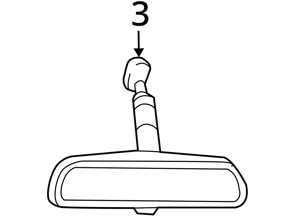 后视镜手动调光适用于 01-23 EXPLORER 28038256 — 第 4/4 张图片