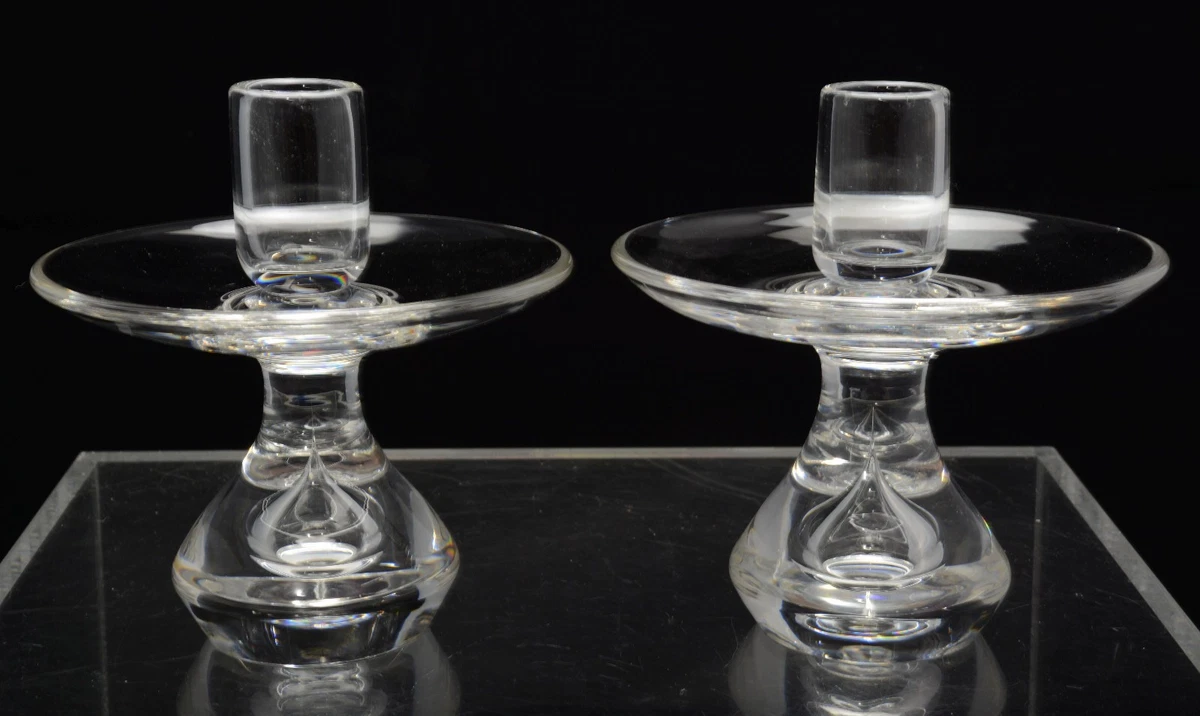 Steuben Glass Candlestick for sale | eBay