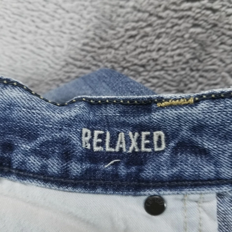 VTG American Eagle Jeans Mens 33x32 Blue Relaxed Bootcut Medium Wash Y2K - Image 4 of 4