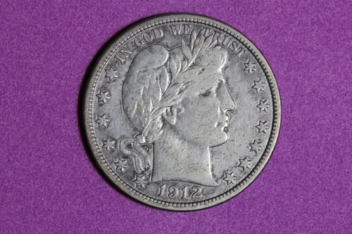 Estate Find 1912 Barber Half  Dollar!! #K59367