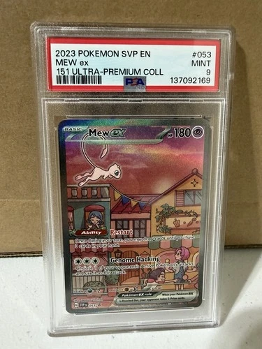 Mew ex 053 Sv: Scarlet & Violet Promo Cards Holo PROMO 151 2023 - PSA 9