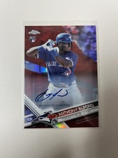 2017 TOPPS CHROME UPDATE ANTHONY ALFORD RC RED REFRACTOR AUTO ROOKIE SSP #06/25