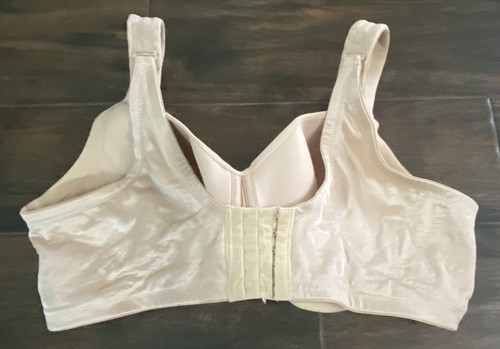 Comfort Choice Bra Full Coverage Size 42C Nude Wire Free Lightly Lined #1626 - Picture 2 of 5