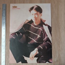 Hong Kong Movie TVB Actor Leon Lai              Rare 1990 Malaysia Magazine Poster