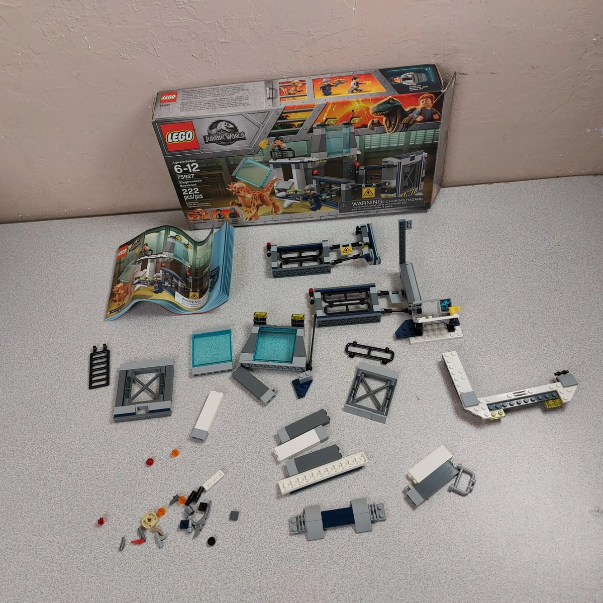Genuine Lego 75927 Jurassic Park Stygimoloch Breakout No Minifig