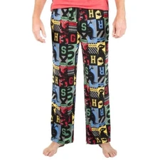 Harry Potter NEW♈Men's Bio World Printed Lounge pant size 2XL~yellow/green/red
