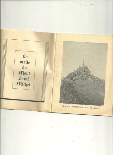 LIVRET pour une visite guidée du Mont Saint Michel +12 CPA du Mont Saint Michel - Picture 2 of 12